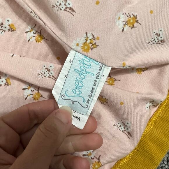 Serendipity by Shrimp and Grits Yellow Corduroy Coat size 4/5 - Picture 4 of 5